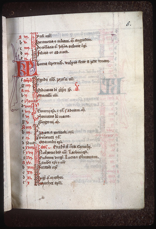 Missel à l'usage de l'abbaye de la Trinité de Vendôme - Initiales filigranées_1