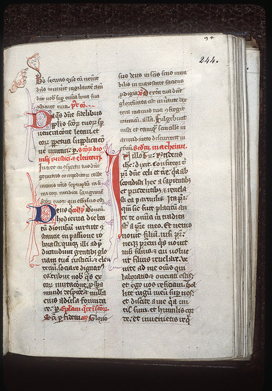 Missel à l'usage de l'abbaye de la Trinité de Vendôme - Visage et manicule_1
