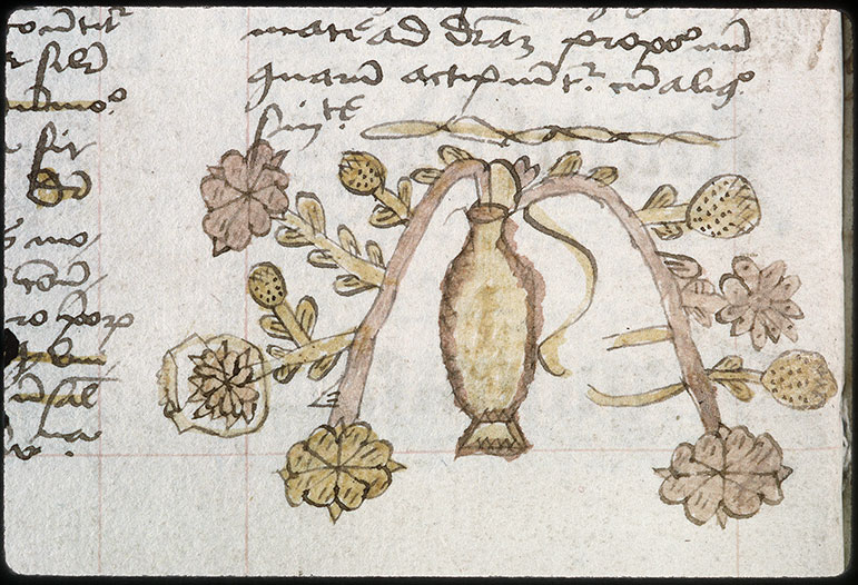 Summulae logicales (à préciser) - Vase de fleurs