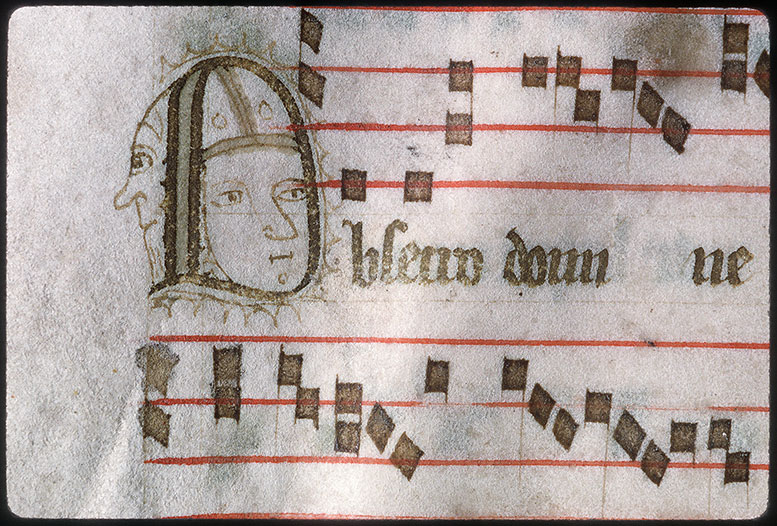 Antiphonaire - Evêque/Poisson/Têtes d'hommes_1