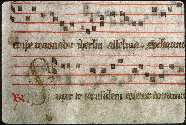 Antiphonaire - Têtes d'hommes