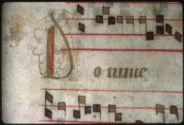 Antiphonaire - Lion/Poisson/Tête d'homme