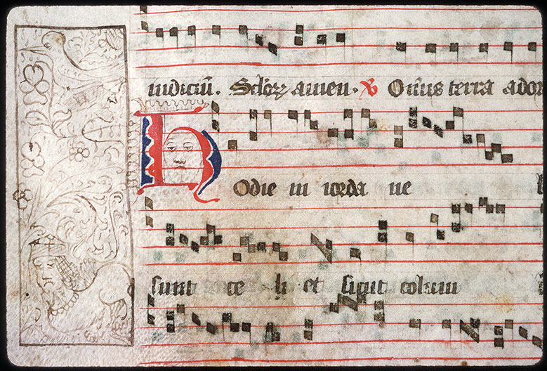 Antiphonaire - Hybride zoomorphe/Oiseau/Visage