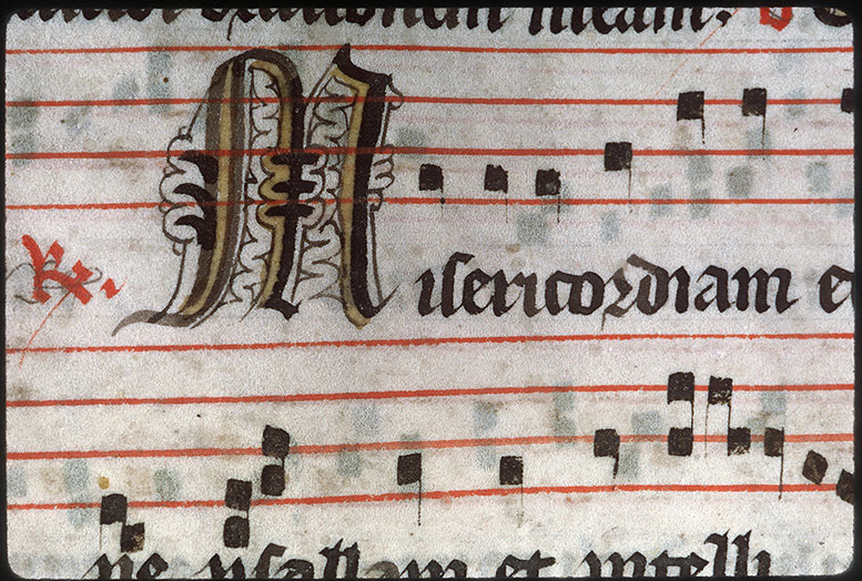 Antiphonaire - Initiale ornée