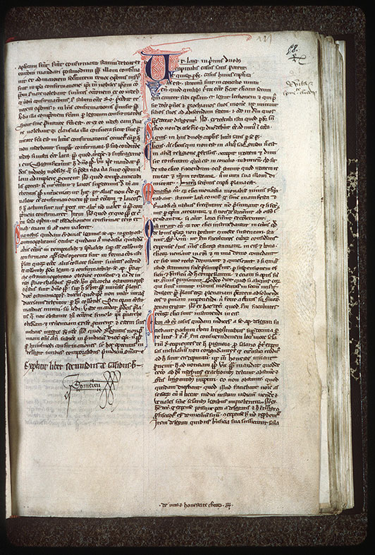Casus Decretalium - Initiales filigranées