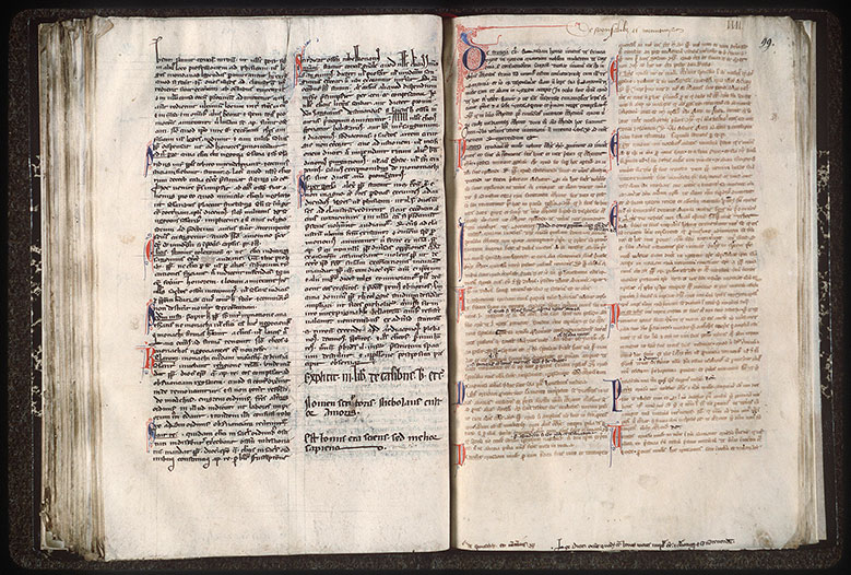Casus Decretalium - Initiales filigranées