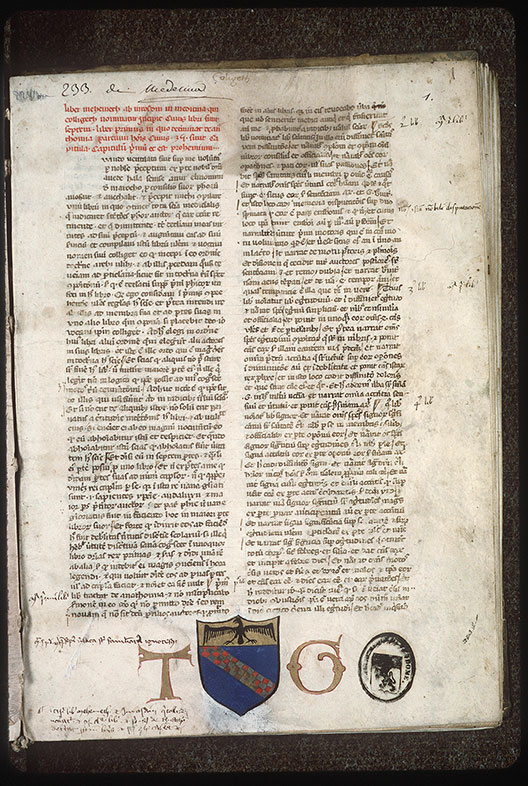 Liber Mehemeth ab Inrosdin in medicina qui Colligeth nominatur - Armes et monogramme de Théodore Guaynier_1