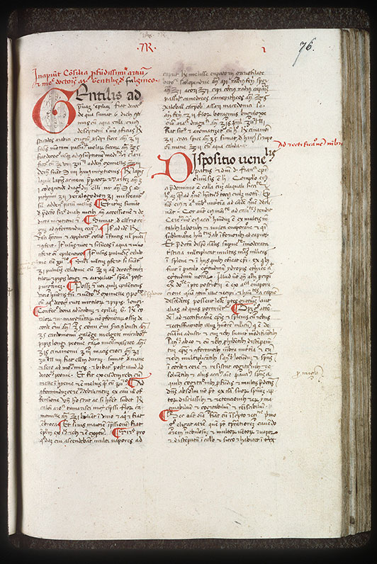 Opuscula medicinalia - Initiale filigranée