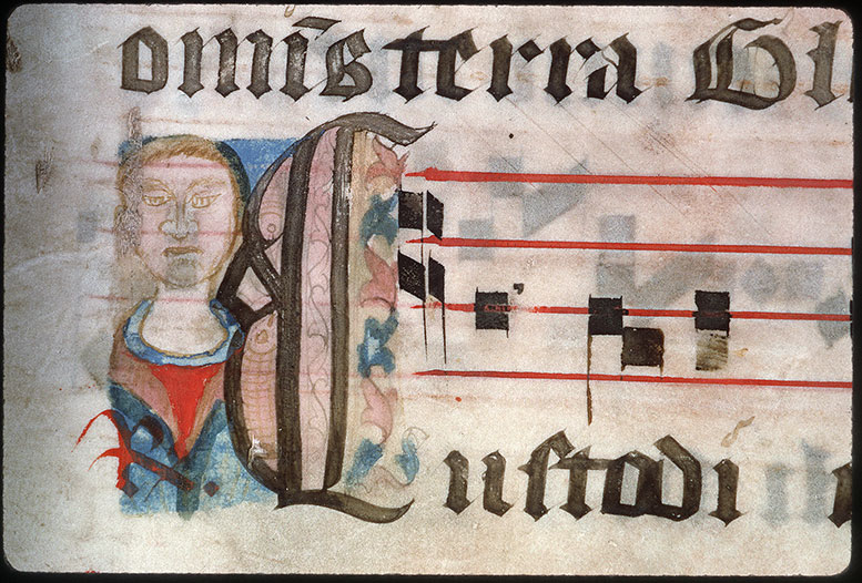 Graduel à l'usage de l'abbaye de la Trinité de Vendôme (?) - Homme