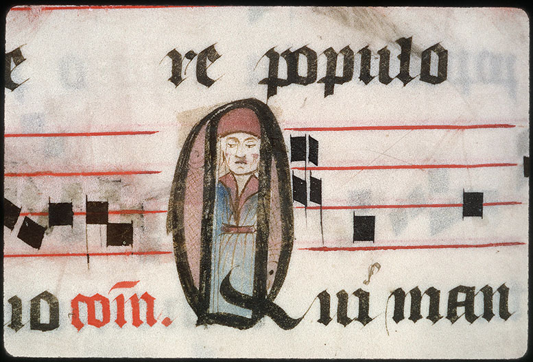 Graduel à l'usage de l'abbaye de la Trinité de Vendôme (?) - Homme