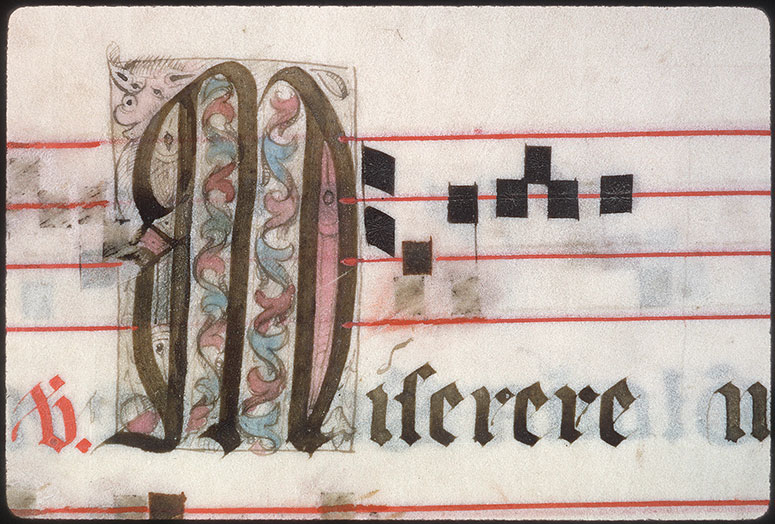 Graduel à l'usage de l'abbaye de la Trinité de Vendôme (?) - Hybride anthropomorphe/Poisson