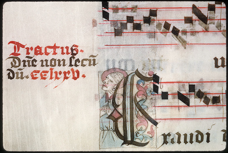 Graduel à l'usage de l'abbaye de la Trinité de Vendôme (?) - Saint en prière