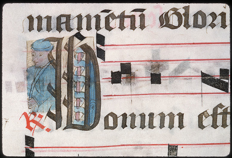 Graduel à l'usage de l'abbaye de la Trinité de Vendôme (?) - Homme