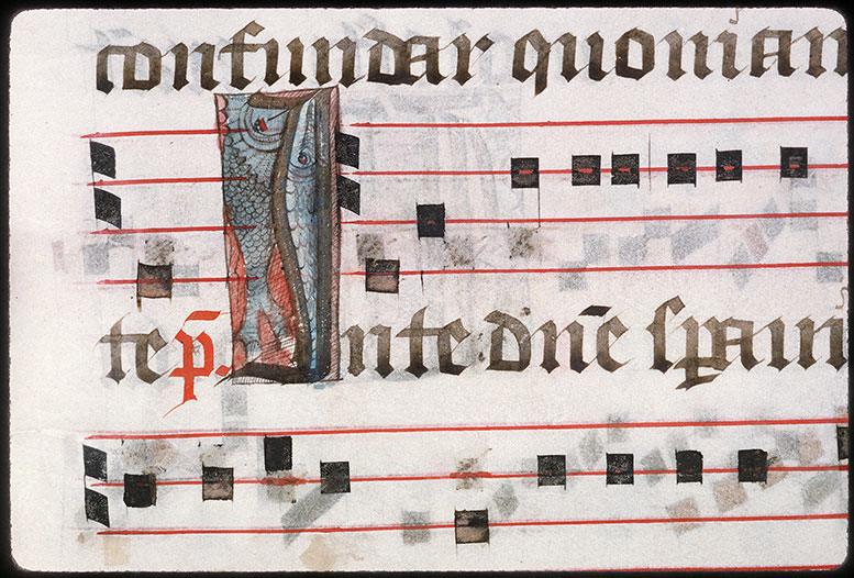Graduel à l'usage de l'abbaye de la Trinité de Vendôme (?) - Poissons
