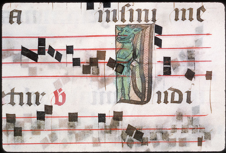 Graduel à l'usage de l'abbaye de la Trinité de Vendôme (?) - Diable