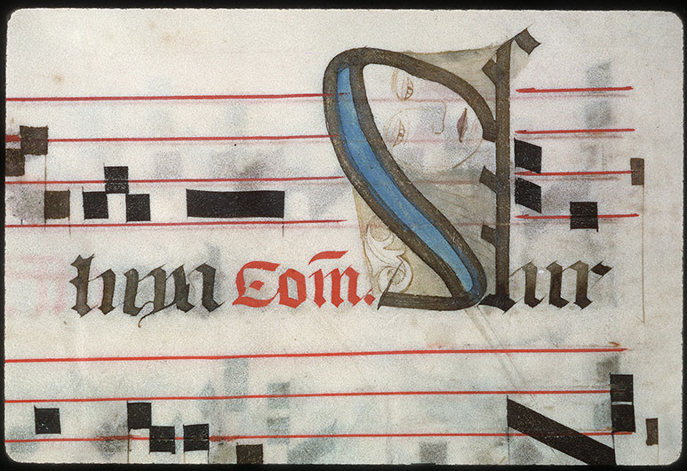 Graduel à l'usage de l'abbaye de la Trinité de Vendôme (?) - Visage