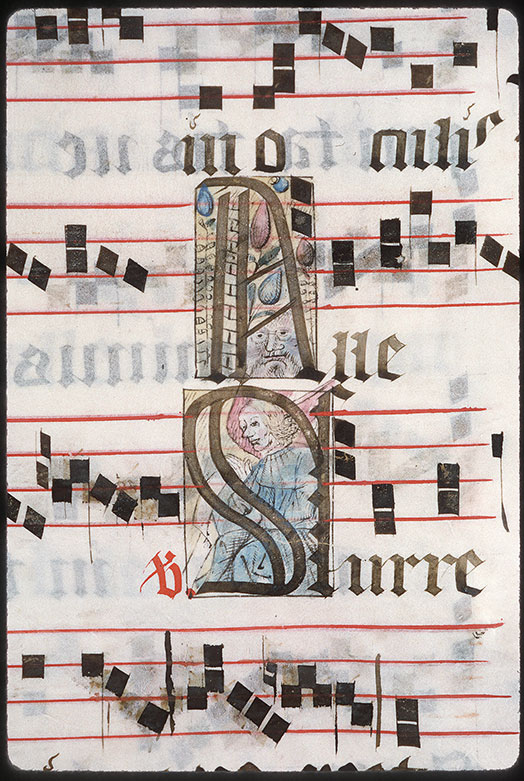 Graduel à l'usage de l'abbaye de la Trinité de Vendôme (?) - Ange de la Résurrection (à préciser)