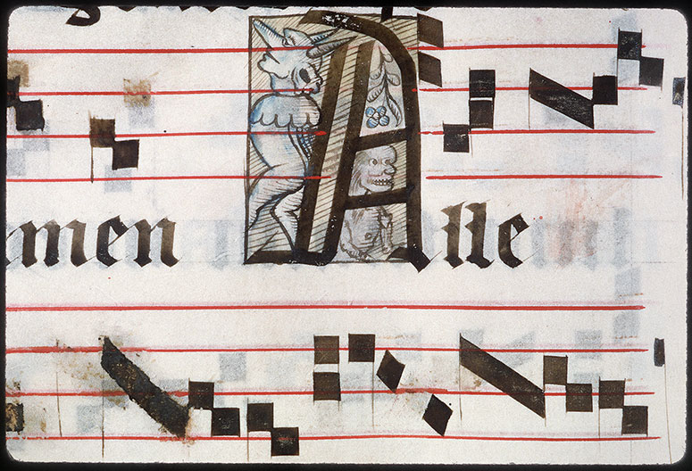 Graduel à l'usage de l'abbaye de la Trinité de Vendôme (?) - Diable/Mort (La) (à préciser)