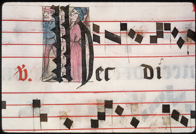 Graduel à l'usage de l'abbaye de la Trinité de Vendôme (?) - Hommes