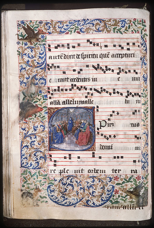 Graduel à l'usage de l'abbaye de la Trinité de Vendôme (?) - Pentecôte_1