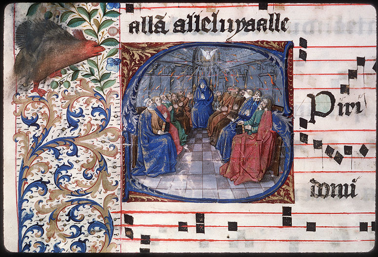 Graduel à l'usage de l'abbaye de la Trinité de Vendôme (?) - Pentecôte_2