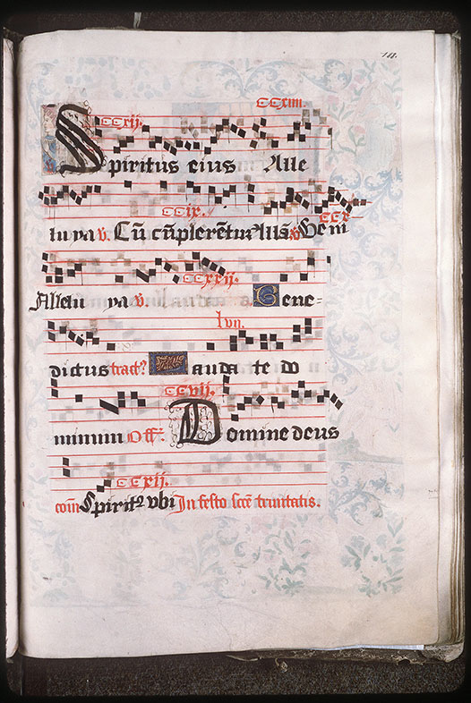 Graduel à l'usage de l'abbaye de la Trinité de Vendôme (?) - Ange musicien_1