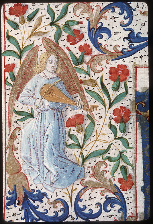 Graduel à l'usage de l'abbaye de la Trinité de Vendôme (?) - Ange musicien_2