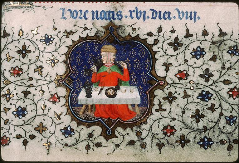 Bréviaire à l'usage de Paris - Janus attablé