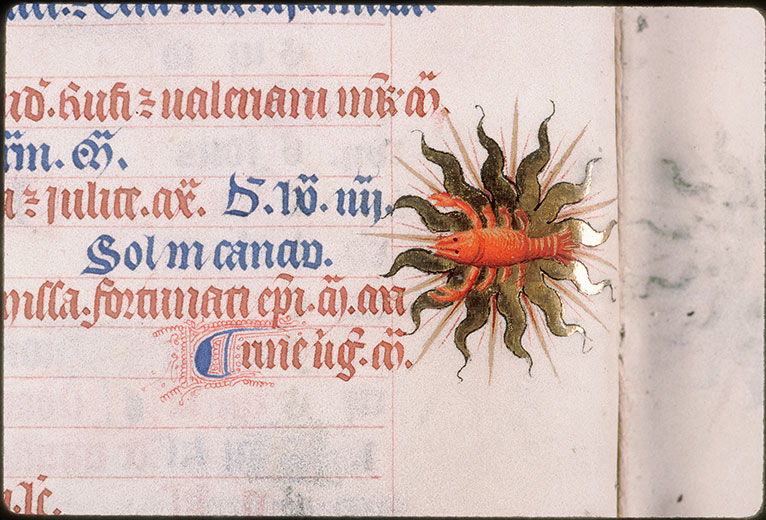 Bréviaire à l'usage de Paris - Signe du cancer