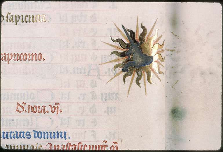 Bréviaire à l'usage de Paris - Signe du capricorne