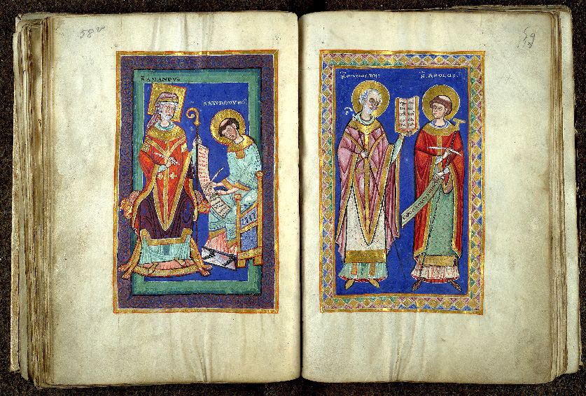 Vita et miracula s. Amandi - Saint Mummolin et saint Réol, témoins du testament de saint Amand_1