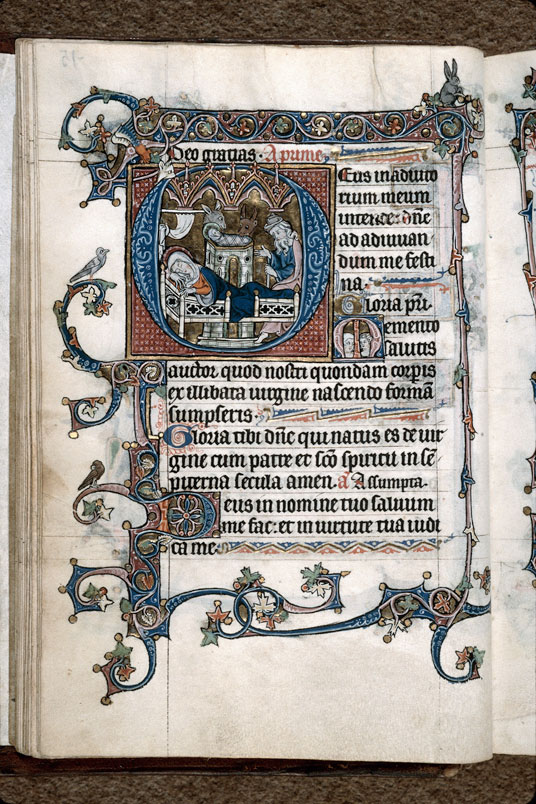 Heures à l'usage de Thérouanne - Têtes d'homme et de femme