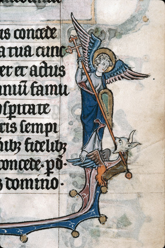 Heures à l'usage de Thérouanne - Saint Michel terrassant le dragon