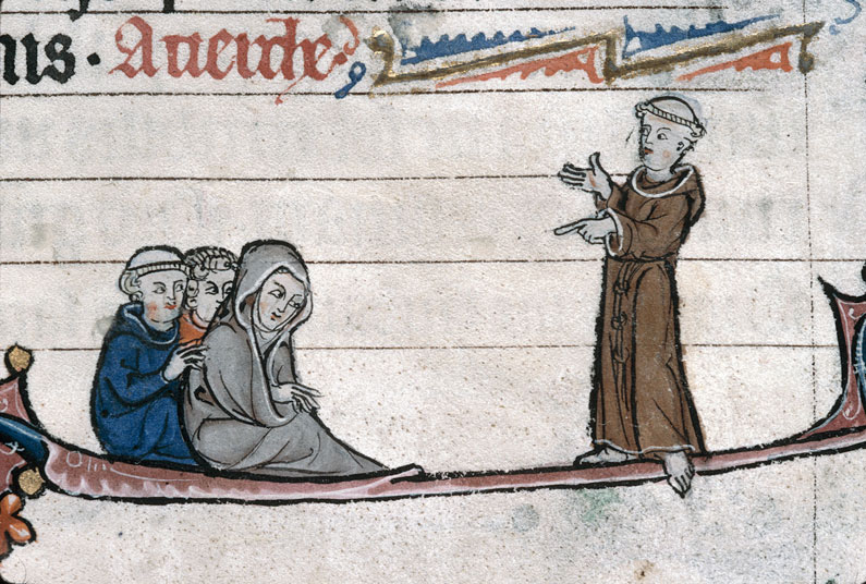 Heures à l'usage de Thérouanne - Franciscain prêchant