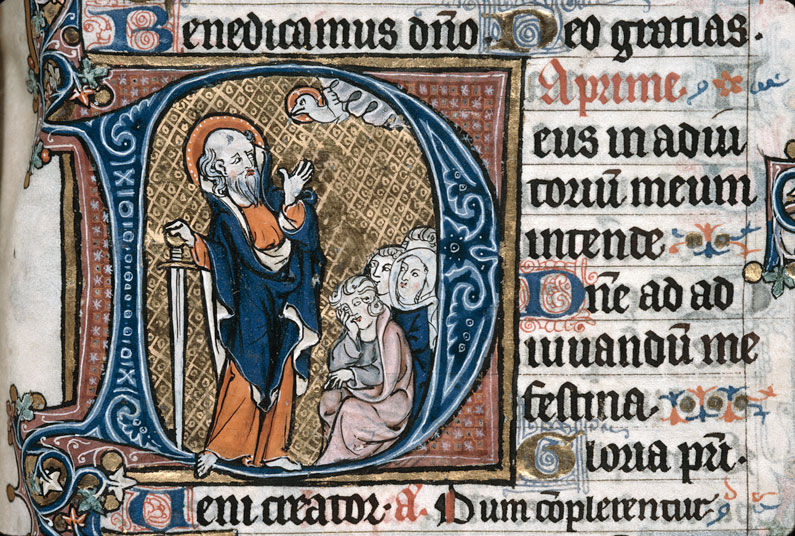 Heures à l'usage de Thérouanne - Saint Paul enseignant inspiré par le Saint-Esprit