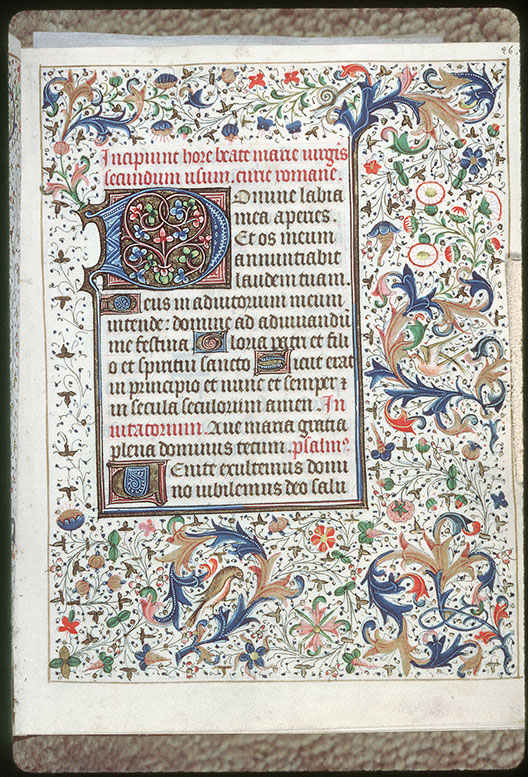 Heures à l'usage de Rome - Page décorée
