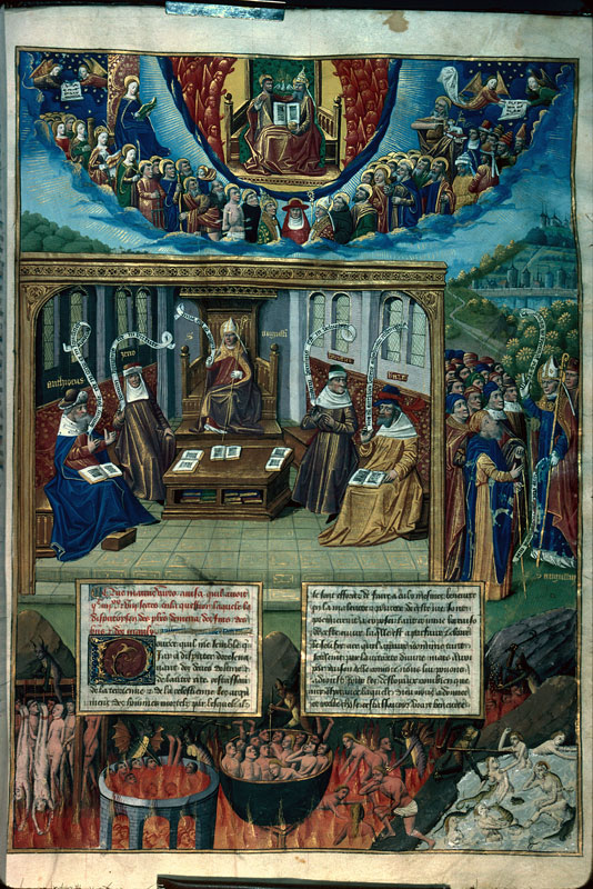 Cité de Dieu - Saint Augustin disputant avec des philosophes