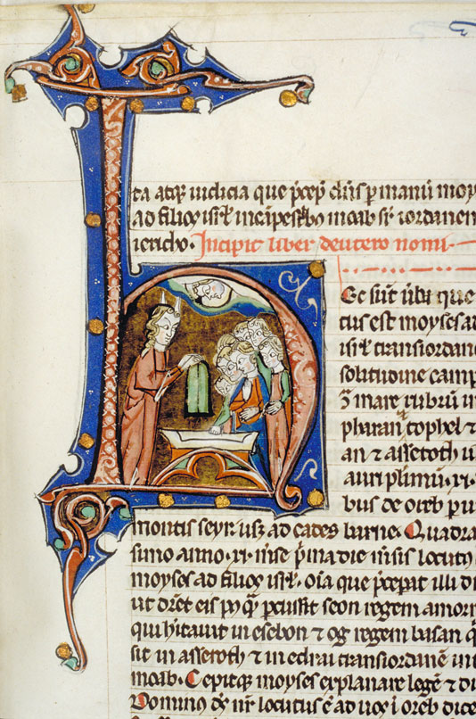 Bible - Moïse déposant les tables de la Loi dans l'Arche d'alliance