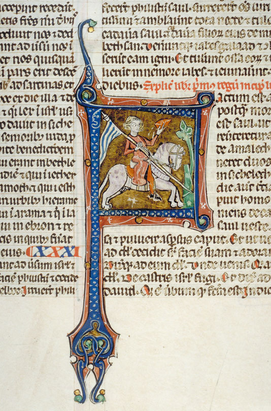Bible - Amalécite portant la couronne de Saül (L')