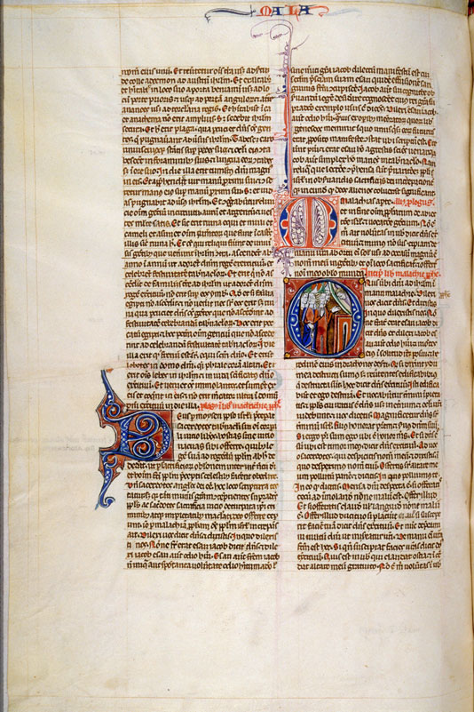 Bible - Initiale filigranée