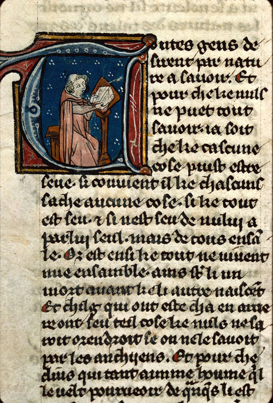 Recueil littéraire - Richard de Fournival lisant