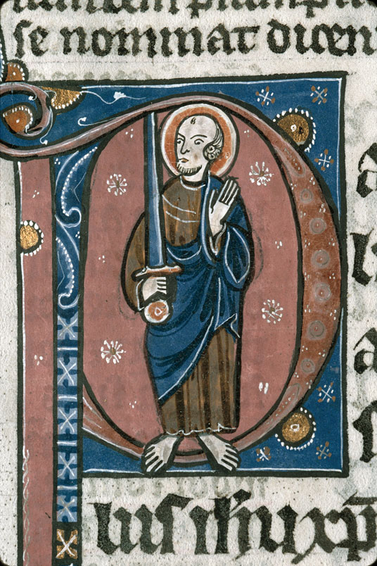 Bible glosée (partie de) - Saint Paul