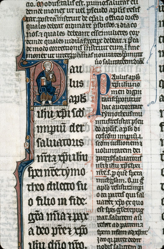 Bible glosée (partie de) - Saint Paul