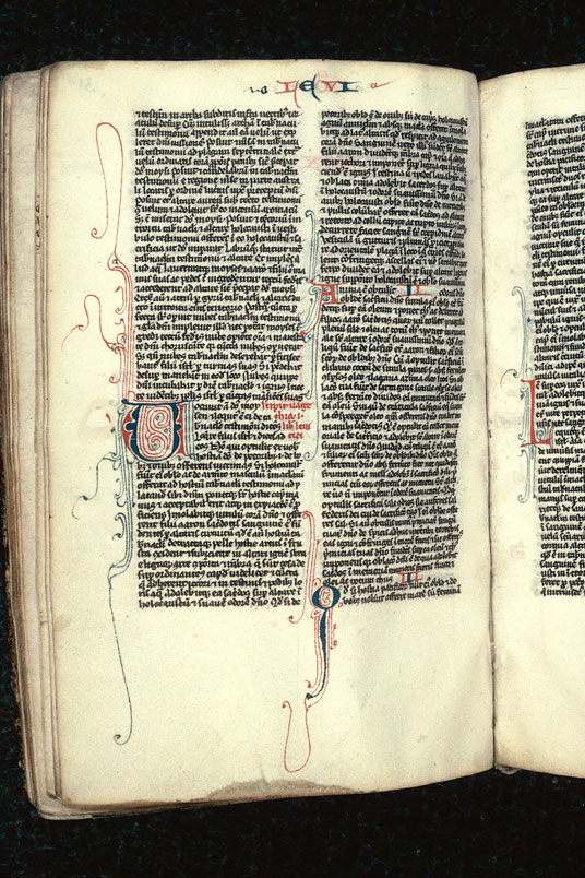 Bible - Initiales filigranées