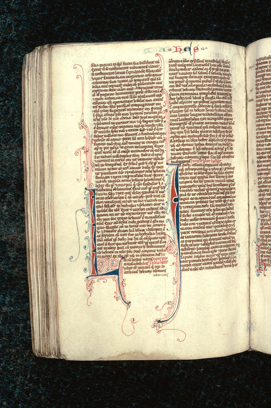 Bible - Initiales filigranées