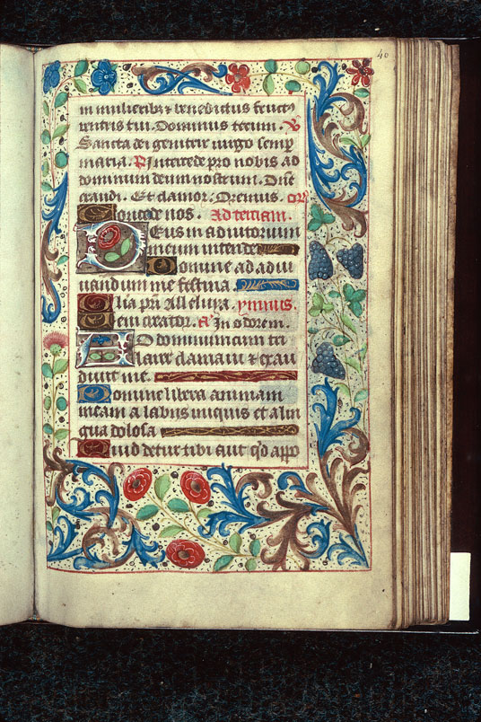 Heures à l'usage de Rouen - Page décorée