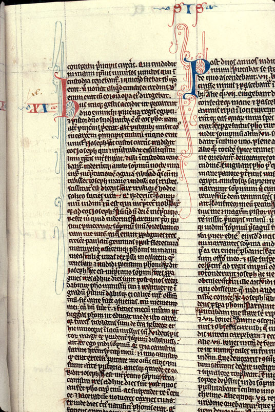 Bible - Initiales filigranées