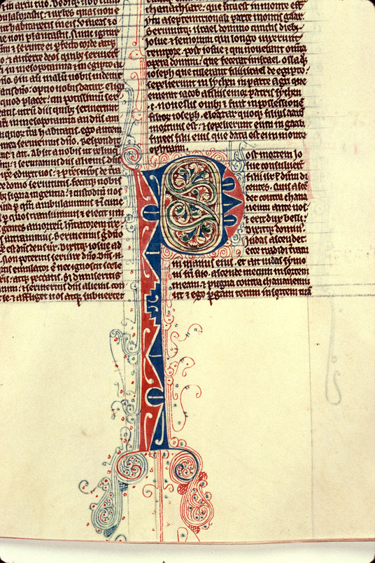 Bible - Initiale filigranée