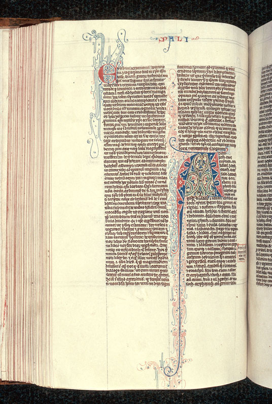 Bible - Initiales filigranées