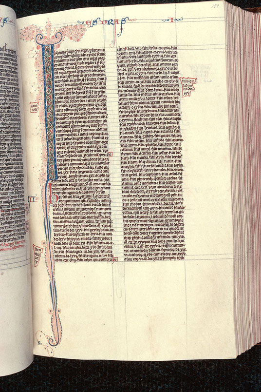 Bible - Initiale filigranée